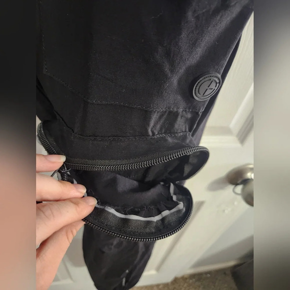 Baggy reflective 3D cargo pockets Rave streetwear punk grunge 90s y2k LG - Picture 9 of 11